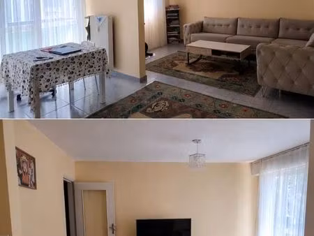 bel appartement lumineux de 77 m² avec salon / salle à manger  2 chambres et balcon