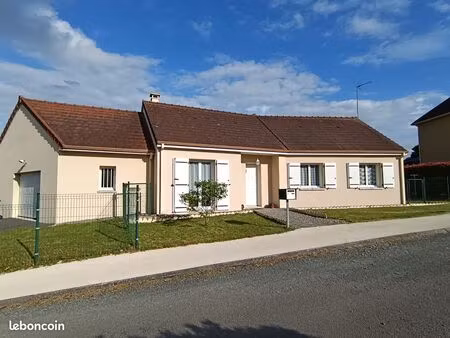 pavillon de plain-pied 110 m² avec garage et terrain clos de 817 m² – sainte-feyre – quart