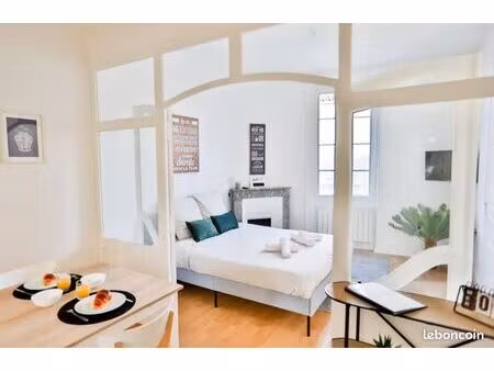 t1 meublé moderne avec balcon