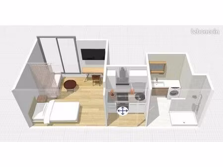 studio meublé 21 m² – neuilly-sur-seine