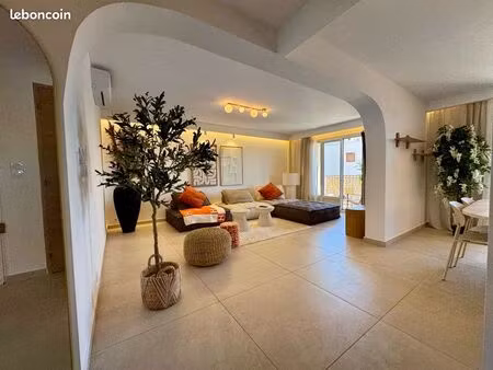 appartement t3 refait à neuf - port à pied