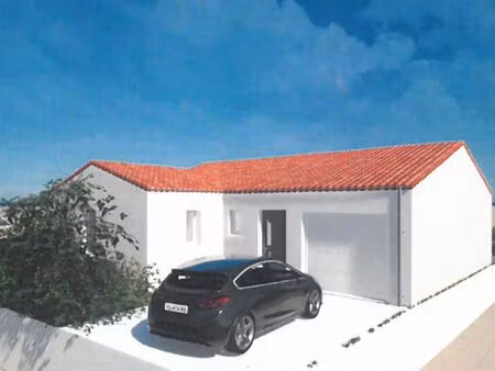 maison de 90 m² - 3 chambres - 275 m² de terrain