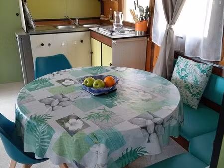 chalet en bois dans résidence privée