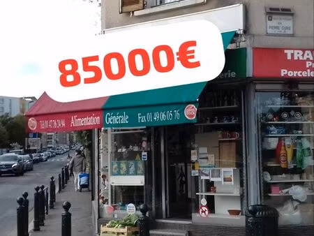 vente fonds commerce epicerie avec extraction