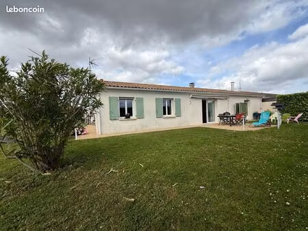 plain pied - 4chs dont suite parentale - terrain 1.000 m² (voir possibilité de division)