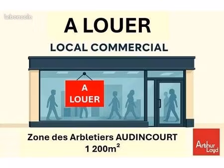 local 1200 m² audincourt