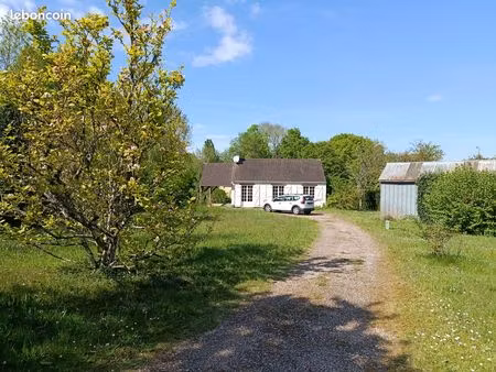 charmante maison à brou (28) 54m2 non mitoyenne avec jardin clos de murs. possibilité d' a