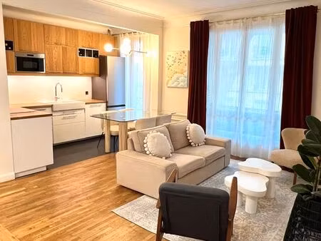 superbe t3 meublé 70m2 - clichy / portes de paris
