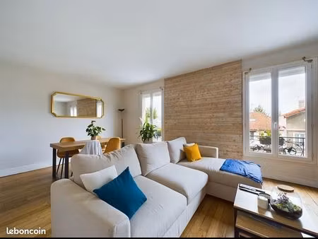 alfortville – grand 2 pièces lumineux de 57 m² – proche gare – quartier des fleurs