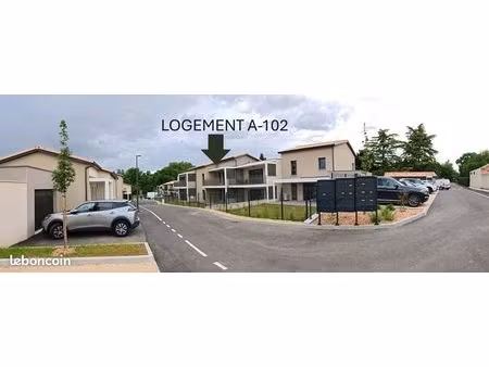 location appartement grand t2 neuf- montelier (drome)