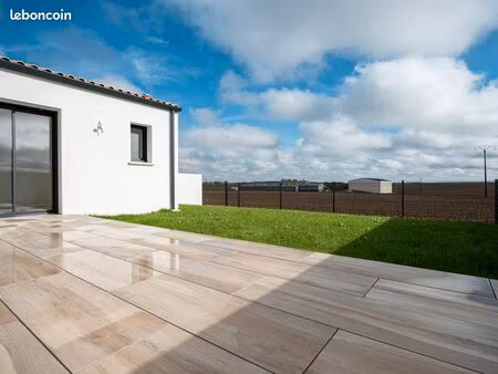 maison neuve 4 ch - 116 m² habitable - garage - disponible - frais de notaire réduit
