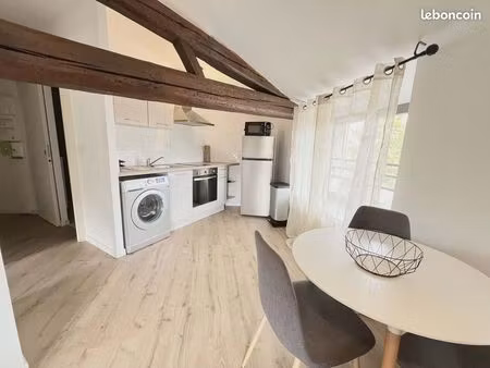 charmant appartement type 2 meublé 36m²