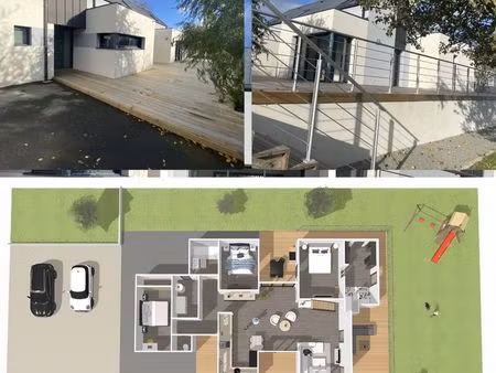 maison plouër-sur-rance proche dinan-dinard-st malo jardin mezzanine dpe b - 152m² terrain