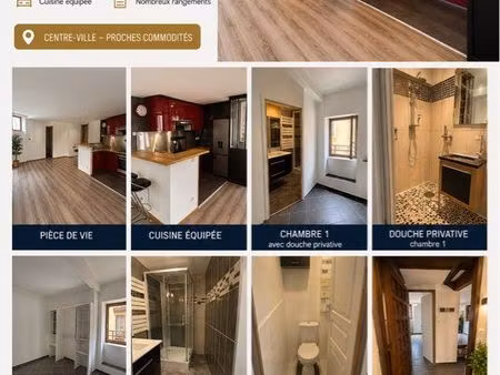 appartement t3 53m2 montélimar centre