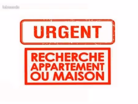cherche logement urgent