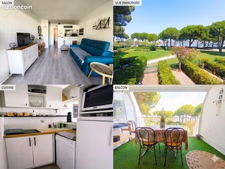 grand studio cabine 28m2 avec terrasse et vue imprenable
