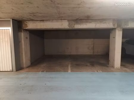 parking sous sol securise