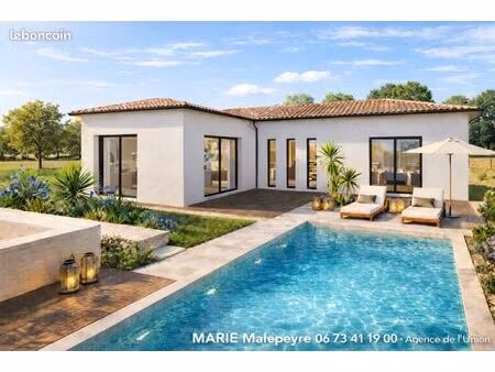 terrain viabilisé + maison neuve de 100m² à lanta – cadre idéal proche écoles et commodité