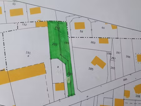 vente terrain 1044 m² à chierry (02400)  92 400 €
