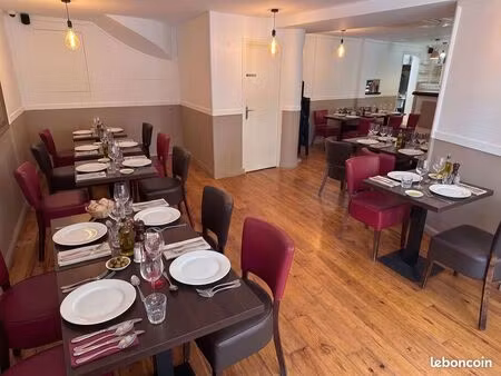 à louer - restaurant 74m² équipé + terrasse - villejuif centre (rue piétonne)