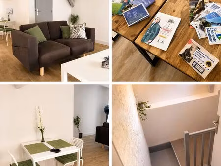 t2 étudiant meublé 34 m² | centre historique rochefort | tout compris