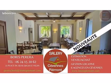 café  restaurant 600 m² proche le vigan