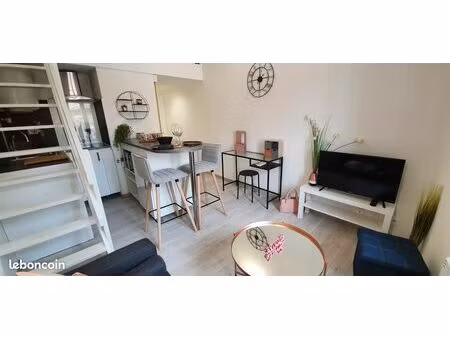 location - e- studio mezzanine (t2) meuble centre-cœur de ville