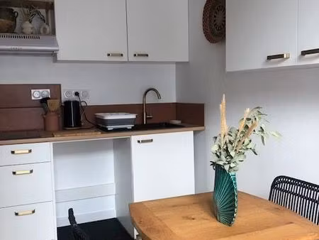 joli t2 meublé entièrement rénové jardin partagé