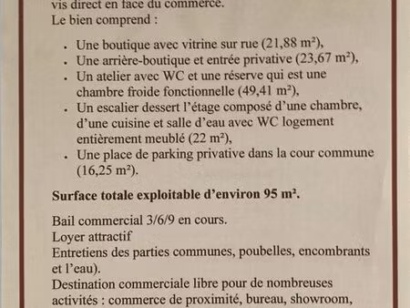 fond de commerce