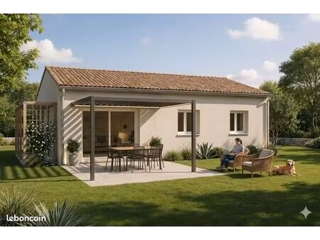 maison neuve contemporaine 4 pièces à fontenilles (31470) : terrain viabilisé 678 m² proch