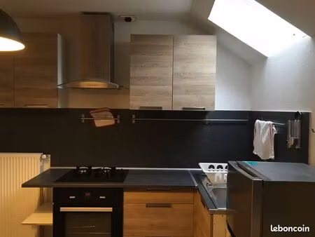 grand t2 meublé de 53 m2 (41 m2) atypique