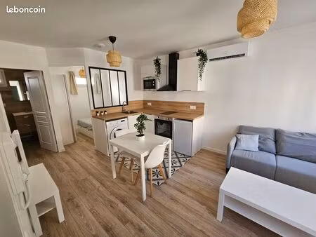 location meublée studio/f2 neuf avec climatisation