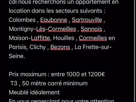recherche appartement t3