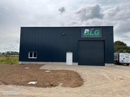 loue hangar entrepôt milizac 250m2