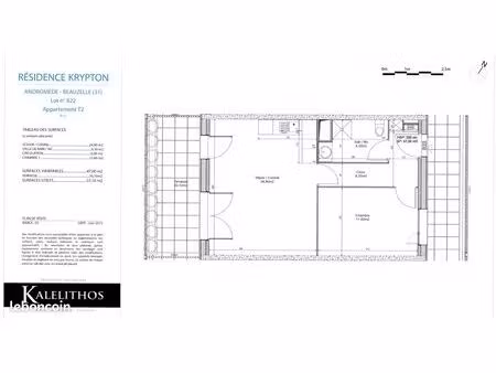 t2 47m² + terrasse 10m² + parking — direct propriétaire — 0 frais d'agence