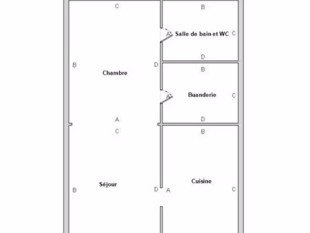 appartement t1 bis 48m2
