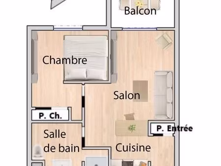 apparemment 30 m2