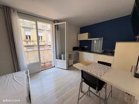 toulouse jean jaurès ramblas t1 balcon meuble