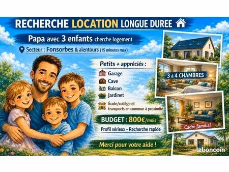 cherche urgent t4 t5 a louer