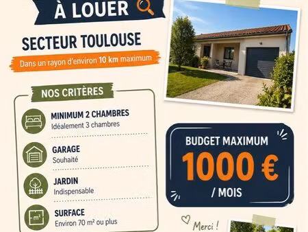 recherche maison toulouse et ses alentours