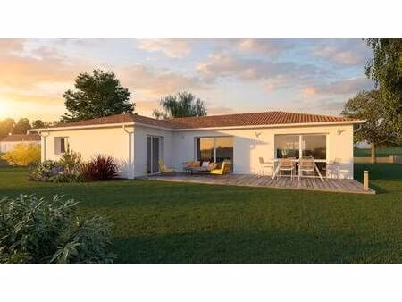 terrain avec maison neuve à vendre