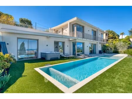 proche cannes - villa 5 chambres - vue mer panoramique