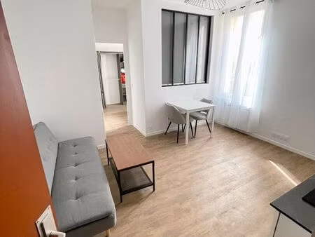 appartement meublé 30m² refait à neuf  prêt à vous accueillir