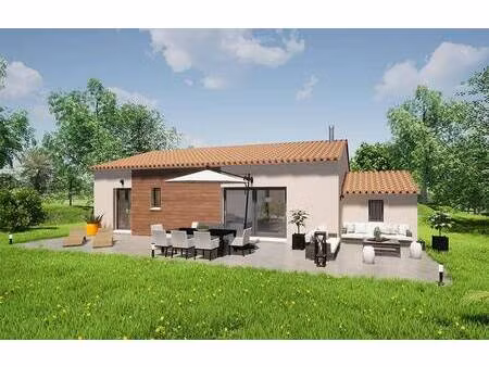 terrain avec maison neuve à vendre