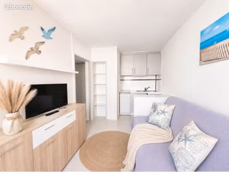 appartement t2 bail mobilité argelès sur mer 100m de la plage
