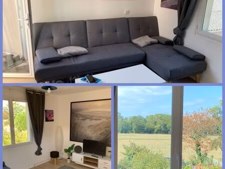 meublé cosy à deux pas du port de la roche bernard vue campagne