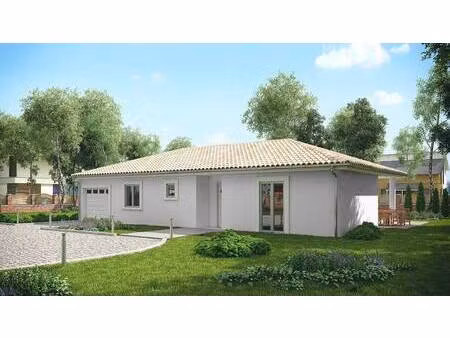 terrain avec maison neuve à vendre
