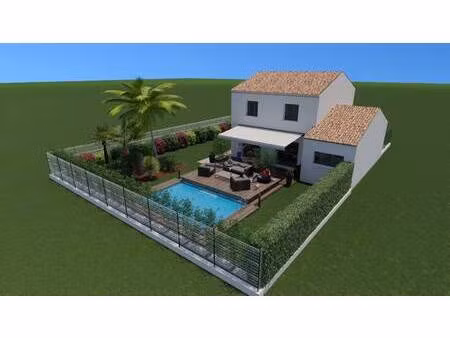 terrain avec maison neuve à vendre