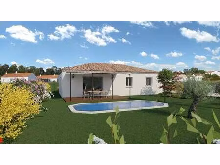 terrain avec maison neuve à vendre