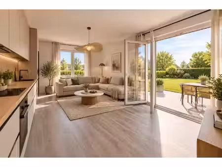 3 pièces avec terrasse et jardin exposé sud